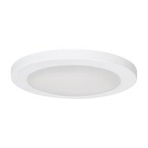 5.5&quot; LED Surface Slim Round Disk Light 120V 12W 3000K Dimmable (White) - $48.02