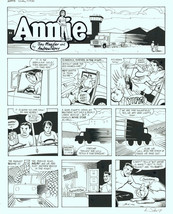 Little Orphan Annie Newspaper Comic Strip Original Art Andrew Pepoy KIDN... - £236.66 GBP