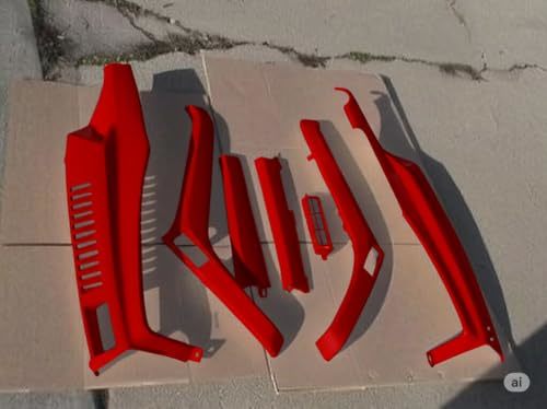 Brand New Seven Pcs White compatible with Honda Helix CN250 Lower Trim P... - $142.10