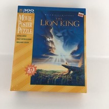Walt Disney Pictures The Lion King Movie Poster Puzzle 300 Piece Vintage Golden - $34.60