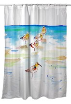 Betsy Drake Five Sanderlings Shower Curtain - £76.98 GBP