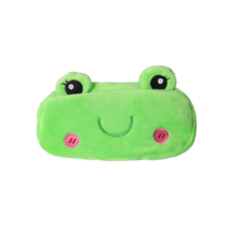 Girls Plush Zippered Purse Pencil Pouch - New - Frog - £10.27 GBP