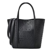Women&#39;s Bag Crocodile Ostrich Textiles Large Capacity Bucket Bag Fashion Commute - £43.16 GBP