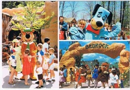 Postcard Canada&#39;s Wonderland Fred Yogi Bedrock Hanna-Barbera Land Toronto ON - £3.09 GBP