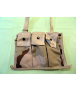 MOLLE II 6 MAG AMMO BANDOLEER POUCH US Army DCU DESERT Camouflage OIF 1 - $383.62 MXN
