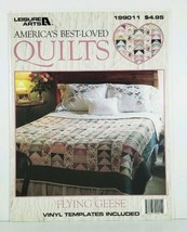 Leisure Arts FLYING GEESE Americas Best- Loved QUILTS Chart Leaflet Temp... - $7.95