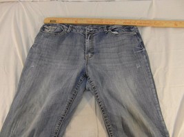 Adult Women&#39;s Cato Woman 100% Cotton Blue Denim Jeans Defects Holes 31854 - £16.15 GBP