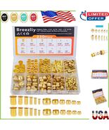 High-Quality Brass Compression Fittings - 230 Piece Assortment for All T... - $53.14 CAD
