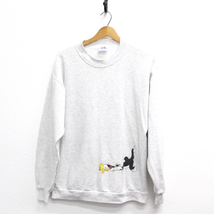 Vintage Looney Tunes Sylvester Cafe Sweatshirt Large - £44.85 GBP