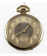 Birks &quot;Broker&quot; 17 Jewels Gold-Filled Pocket Watch Movement #4118342 1925... - $1,069.20