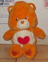 2002 Play along 13&quot; Care Bears Tenderheart Bear Plush Toy talks &amp; Lights up - £19.30 GBP