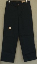 Dockers Boy&#39;s 30-Husky Khaki Uniform Pants - Navy Blue - Brand New With Tags - £19.45 GBP