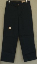 Dockers Boy&#39;s 30-Husky Khaki Uniform Pants - Navy Blue - Brand New With Tags - £19.12 GBP