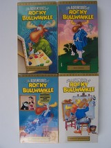 Adventures of Rocky and Bullwinkle 4 VHS Video Tape Lot - £14.70 GBP