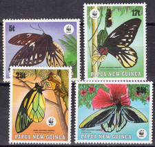 ZAYIX - Papua New Guinea 697-700 MNH Butterflies Insects   072922S81 - £7.65 GBP