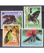 ZAYIX - Papua New Guinea 697-700 MNH Butterflies Insects   072922S81 - £7.52 GBP