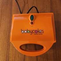 Babycakes Waffle Stick Maker Orange WM-15 Baby Cakes - Preowned - NO ISSUES - $14.80