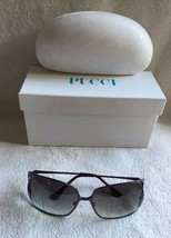 Emilio Pucci EP109S Orchid frame Grey Gradient lense Sunglasses new - £139.20 GBP