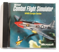 Microsoft Combat Flight Simulator WWII Series Game CD-ROM Vintage 1998 P... - £16.41 GBP