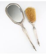 Vintage George Webster Co Sterling Silver Vanity Set (535g) Hand Mirror ... - $12,102.89 MXN