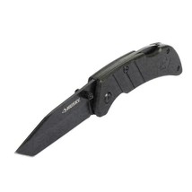 New 4&quot; Folding Husky Knife with black Nylon Handle sport design tanto blade edge - £14.18 GBP