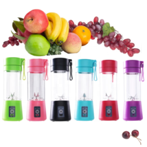 Portable Blender/Juicer Hand Held 12.8 oz. 6 Blade USB Rechargeable, In 6 Colors - £12.78 GBP