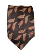 Burberry&#39;s Black Canary Abstract Paisley Silk Tie - $42.08