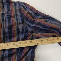 Converse One Star Women's Multicolor Stripes 3-Button Shirt Blazer Size Small image 6