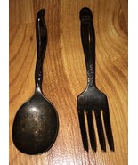 Holmes &amp; Edward &amp; 1881 Rogers Oneida Mis-Match Pair Of Baby Fork &amp; Spoon - $8.12