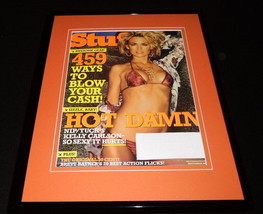 Kelly Carlson Framed ORIGINAL 2005 Stuff Magazine Cover Nip/Tuck - £27.60 GBP