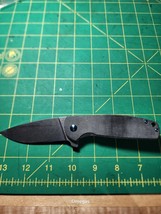 Kizer Vanguard Laconico Gemini Flipper Black Micarta - $103.95