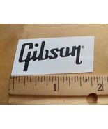 Gibson Guitar Premium Waterslide Decal Reproduction Logo, Black Ink - $6.00