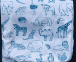 S L Home Fashions Baby Blanket Safari Rhino Giraffe Camel Sherpa Jungle - £10.26 GBP
