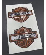 2 PC  Bar&amp;Shield Harley CVO Custom 3D HD Fuel Relief Tank Curved Badge D... - $23.17 CAD