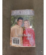 RAINES - Adult Poncho With Hood - Vintage - 2004 - Style #ORP1 AST - NIP - €12,07 EUR