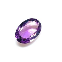 100% Natural Amethyst Oval Shape Brilliant Cut, Amethyst Loose Gemstone ... - $20.00