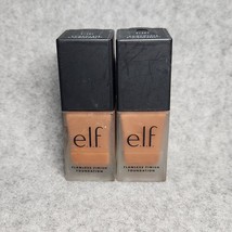 E.L.F. Flawless Finish Foundation Chocolate 81387 Oil Free Satin Finish Lot of 2 - £6.15 GBP