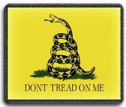 2nd Amendment Don&#39;t tread on me yellow computer, laptop,iPad,  mouse pad - £9.40 GBP