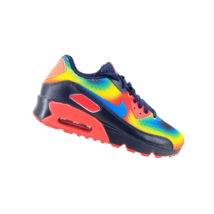 NIKE AIR MAX 90 QS (GS) &quot;HEAT MAP&quot; TRAINERS  847656 400 Size 7.5 Youth S... - £56.18 GBP