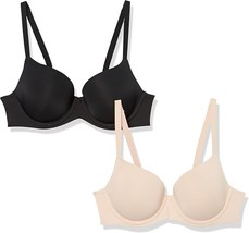 Amazon Essentials Women&#39;s Full Cover Microfiber Bra, Pack of 2 34B - $17.99