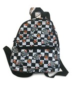 Bioworld WB Tom and Jerry MINI Backpack Black White Checkered 11&quot; x 9&quot; - £24.74 GBP