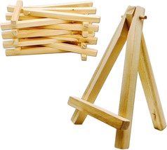 10 Pcs 5 Inch Mini Wood Display Easel for Displaying Small Canvases, Photos - $433.44 MXN