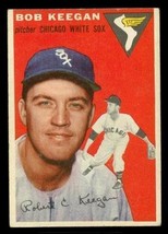 Vintage 1954 Baseball Trading Card TOPPS #100 BOB KEEGAN Chicago White Sox - £11.51 GBP