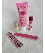 Pink Heart Hand &amp; Lip Gift Bag - hearts ziplock bag - $92.28 MXN