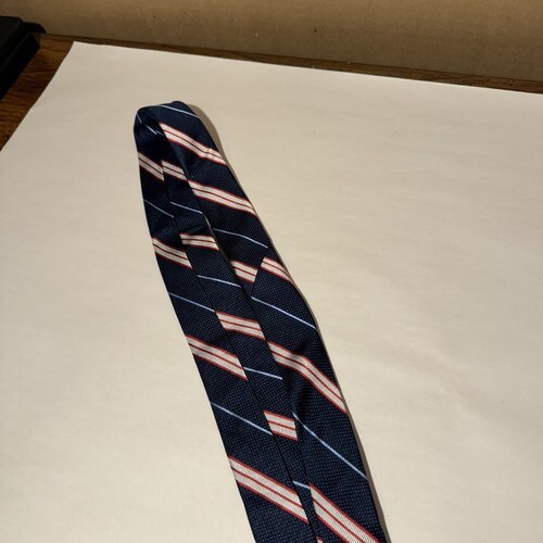 Vintage FORSYTH of Canada Men's Handmade 100% Silk Necktie Striped Necktie Item image 6