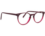 Warby Parker Eyeglasses Blakeley M 822 Oxblood Fade Panto Frame 50[]18 142 - $299.99