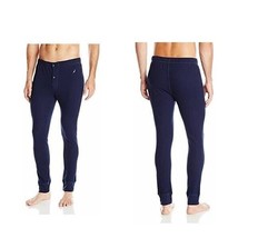 Nautica Blue Thermal Long Underwear Sleepwear Pants Men&#39;s Comfy 2XL NEW W TAGS - £13.61 GBP