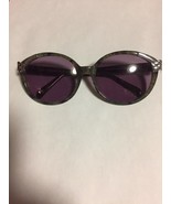 COTE D&#39;AZUR by Encore Sunwear Green &amp; Silver Purple Lens Sunglasses FRANCE - $40.00