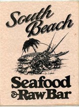 South Beach Seafood &amp; Raw Bar Menu Key West Florida 1990&#39;s - £14.20 GBP