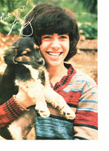 Tony Defranco teen magazine pinup clipping holding a dog outside Tiger Beat - $3.50